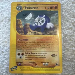 Poliwrath 26/144 Skyridge 2003 Non-holo Rare e-Series Pokemon TCG - Mint - Image 1