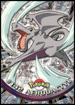 Pokemon 2000 Topps TV Animation Edition Series 3 #142 Aerodactyl Blue Logo - Image 1