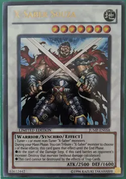 YuGiOh X-Saber Souza Ultra Rare JUMP-EN058 - Image 1