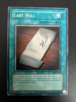 Last Will TP7-EN015 Common Near Mint Yugioh - Image 1