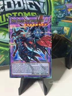 Yu-Gi-Oh! TCG Dark Magician Of Destruction Custom Over Frame - Image 1