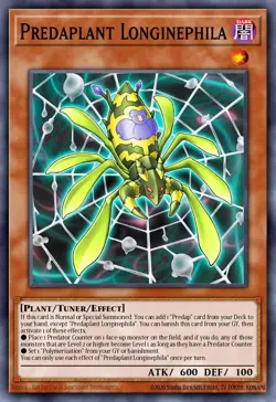 BLZD-EN009 – Predaplant Longinephila Common PREORDER Yu-Gi-Oh! - Image 1