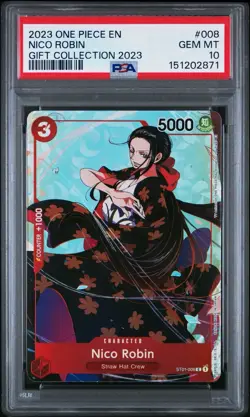 2023 ONE PIECE GIFT COLLECTION 2023 #008 NICO ROBIN PSA 10 - Image 1