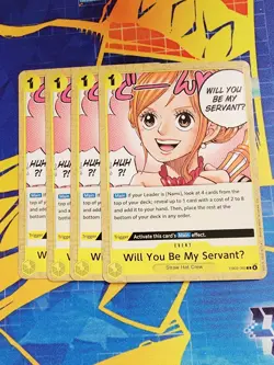 Will You Be My ServantU Playset - EB03-060 x4 - EB03 Heroines - One Piece TCG - Image 1