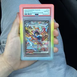Greninja EX 214/167 PSA 10 twilight Masquerade Pokemon Card Game plus guard - Image 1