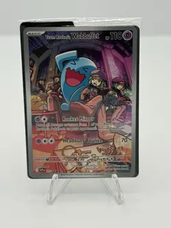 Team Rocket's Wobbuffet 203 Sv: Scarlet & Violet SEALED PROMO Pokemon Card - Image 1