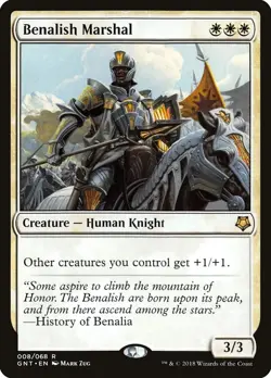 Benalish Marshal Game Night NM White Rare MAGIC THE GATHERING MTG CARD ABUGames - Image 1