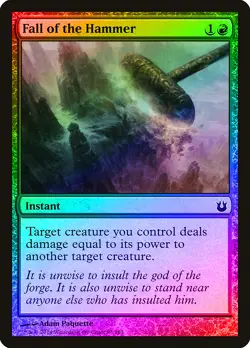 Fall of the Hammer FOIL Born of the Gods PLD Red Common MAGIC CARD ABUGames - Image 1