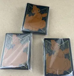 65x Pokemon Shining Fates Eevee VMAX ETB Card Sleeves 65ct Sealed New 3X - Image 1