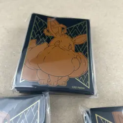 65x Pokemon Shining Fates Eevee VMAX ETB Card Sleeves 65ct Sealed New 3X - Image 2