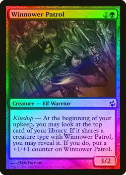Winnower Patrol FOIL Morningtide PLD Green Common MAGIC MTG CARD ABUGames - Image 1