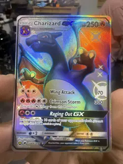 Charizard GX SV49/SV94 Hidden Fates Pokemon Card Nice - Has Dent - Image 1