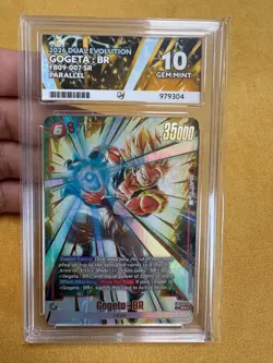 Gogeta : FB09-007 Alternate Art Dual Evolution Dragon Ball Card English Ace 10 - Image 1