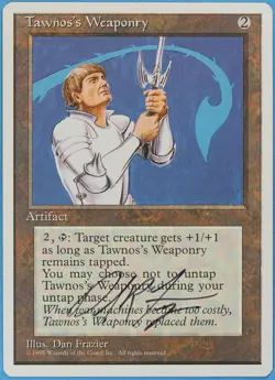 Tawnos's Weaponry 4th Edition NM Uncommon Artist Signed CARD (s2431) ABUGames - Image 1