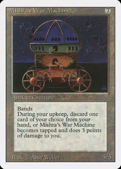 Mishra's War Machine Revised NM Artifact Rare MAGIC GATHERING CARD ABUGames - Image 1