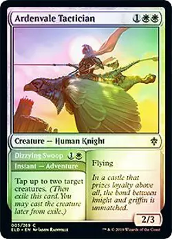 Ardenvale Tactician / Dizzying Swoop FOIL Throne of Eldraine MINT CARD ABUGames - Image 1
