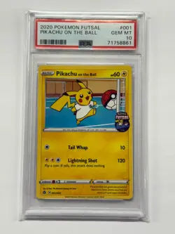 Pikachu on the Ball (001/005) [Miscellaneous Cards] Graded PSA 10 - Image 1