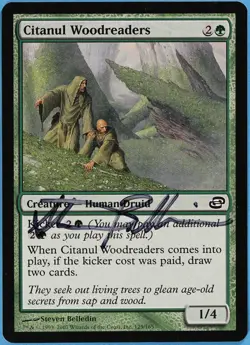 Citanul Woodreaders Planar Chaos NM Common Artist Signed CARD (s1959) ABUGames - Image 1