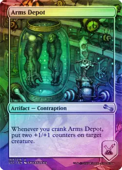 Arms Depot FOIL Unstable MINT Artifact Uncommon MAGIC GATHERING CARD ABUGames - Image 1