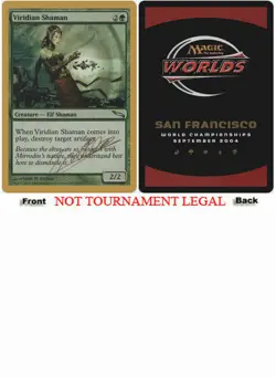 Viridian Shaman (Julien Nuijten - 2004) World Championship NM CARD ABUGames - Image 1