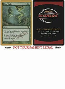 Plow Under (Julien Nuijten - 2004) World Championship NM Rare CARD ABUGames - Image 1