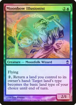 Moonbow Illusionist FOIL Saviors of Kamigawa PLD Blue Common CARD ABUGames - Image 1