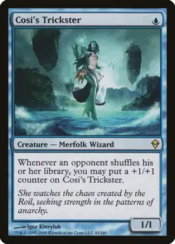Cosi's Trickster Zendikar NM Blue Rare MAGIC THE GATHERING MTG CARD ABUGames - Image 1