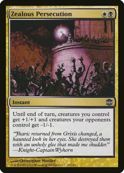 Zealous Persecution Alara Reborn PLD White Black Uncommon MAGIC CARD ABUGames - Image 1