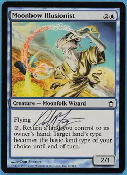 Moonbow Illusionist Saviors of Kamigawa NM Artist Signed CARD (s2177) ABUGames - Image 1