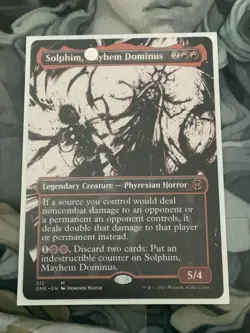 Solphim Mayhem Dominus (Showcase) (Phyrexia All Will Be One #312) MTG - Image 1