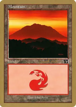 Mountain (6th Edition 343 - Janosch Kuhn - 2000) World Championship NM ABUGames - Image 1