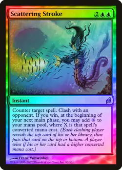 Scattering Stroke FOIL Lorwyn PLD Blue Uncommon MAGIC GATHERING CARD ABUGames - Image 1