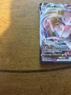 Mew VMAX 114/264 Fusion Strike Full Art Ultra Rare Holo Pokemon Card NM - Image 5