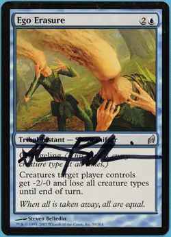 Ego Erasure Lorwyn NM Blue Uncommon Artist Signed MTG CARD (ID# s2004) ABUGames - Image 1