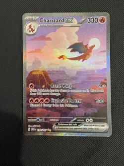 Pokemon TCG Charizard ex Scarlet & Violet-151 199/165 Holo SIR - Image 1