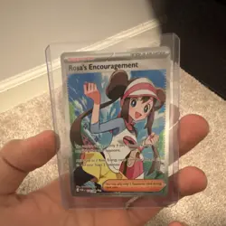 Pokemon Rosa's Encouragement Trainer Full Art Ultra Rare SM11b Dream League - Image 1