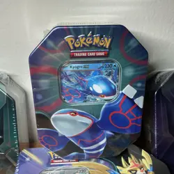 Pokemon Tin Bundle Zacian EX/Darkrai + Tyranitar Triple Whammy Tin/Kyogre EX Tin - Image 3