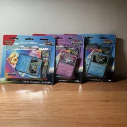 3 Pokemon TCG SV8.5 Prismatic Evolutions Tech Sticker Collection Blister Sealed - Image 1