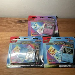 3 Pokemon TCG SV8.5 Prismatic Evolutions Tech Sticker Collection Blister Sealed - Image 2
