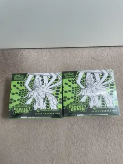 Pokemon Mega Evolution Perfect Order Pokemon Center Elite Trainer Box ETB x2 - Image 1
