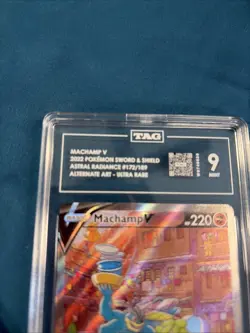 2022 Pokemon SWSH Astral Radiance Machamp V Ultra Rare #172/189 TAG 9 - Image 2