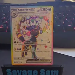 Pokemon TCG - Umbreon ex 176 & Espeon ex 175 Prismatic Evolutions Ultra Rare NM - Image 2