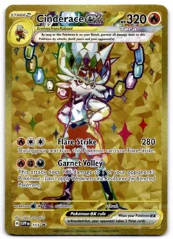 Cinderace ex 163 Holo Promo Scarlet & Violet Promo Pokemon Holo Near Mint - Image 1