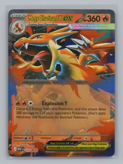 Mega Charizard Y ex 030 ME: Mega Evolution Promo NM Pokemon TCG Promo - Image 1