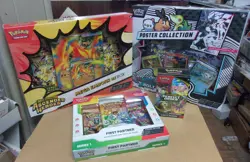 POKEMON ASCENDED EMBOAR EX + BLACK WHITE POSTER + FIRST PARTNER + PERFECT BUNDLE - Image 1
