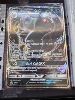 Pokemon Umbreon GX Jumbo Promo SM36 Oversized Holo Near Mint - Image 1