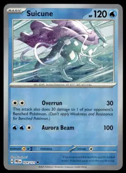 Suicune (Poke Ball Pattern) 024/131 Holo Prismatic Evolutions Pokemon Holo NM - Image 1