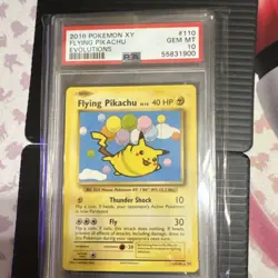 Pokemon Flying Pikachu 110/108 Evolutions Secret Rare PSA 10 English - Image 1