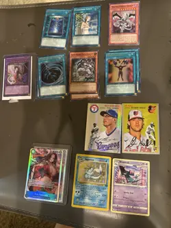 Yu-Gi-Oh Pokemon One Piece Baseball Card Lot Holo Vaporeon DL Hall RC # 200 - Image 1