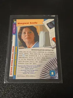 X-FILES CCG, TRUTH IS OUT THERE EDITION, ULTRA RARE CARD, MARGARET SCULLY - Image 1